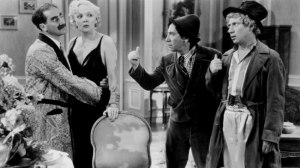 Groucho, Esther Muir, Chico and Harpo