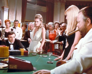In real life, Peter Sellers hated Orson Welles' magic tricks for the casino scene