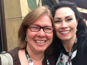 If you see these smiling mugs, stop and say hello!