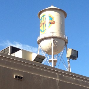 That infamous Warner Brothers water tower...